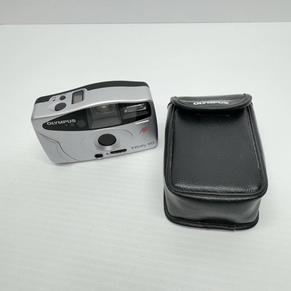 Olympus Infinity XB 35mm - Film Quartz Date Camera With Case Autofocus Tested